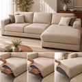 Pack Housse Canapé d’Angle – 2 Assises + Méridienne